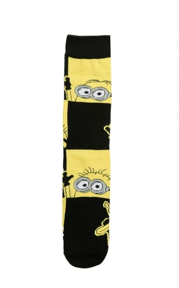 Bioworld Minions Men's Crew Socks 3 Pack New - Picture 4 of 6